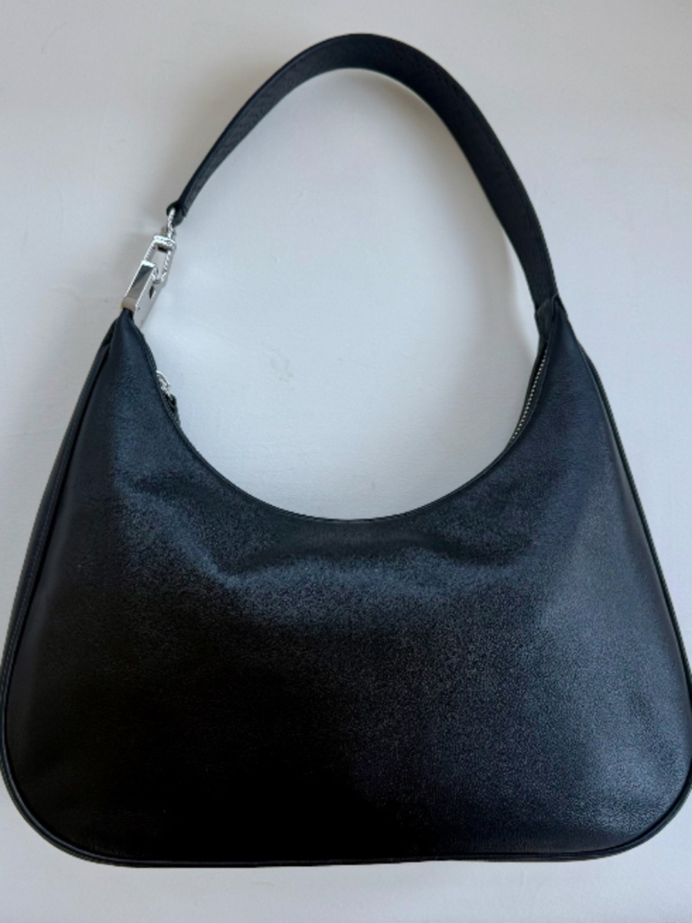 NWOT STAUD “Sylvie” Shoulder Bag Black Calf Leather - Picture 6 of 9